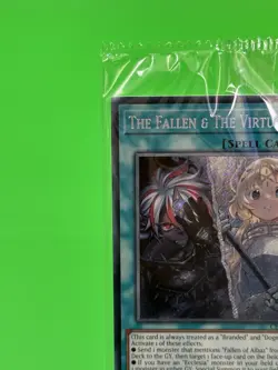 Yu-Gi-Oh The Fallen & The Virtuous Secret Rare CH01-EN019 Sealed!!! - Image 4