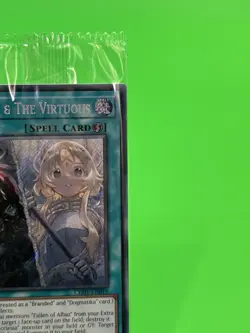 Yu-Gi-Oh The Fallen & The Virtuous Secret Rare CH01-EN019 Sealed!!! - Image 5