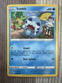 Sobble - SWSH073 - Pokemon Sword & Shield Promo Ultra Rare Holo Card NM - Image 1