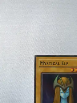 LOB-E050 Mystical Elf Super Rare Unl Edition Yugioh Card - Image 2