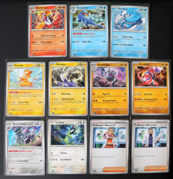 Pokemon Card TCG - Scarlet & Violet Base - Non Holo Rare Theme Deck Bundle x11 ⭐ - Image 1