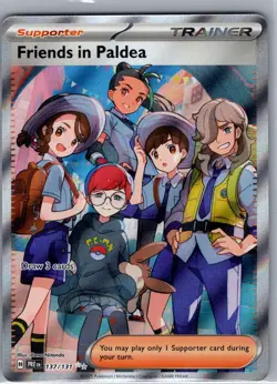 Friends in Paldea 137/131 SV: Prismatic Evolutions - Pokemon Card - NM - Image 1