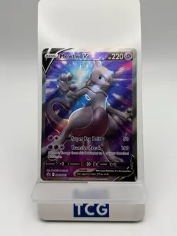 Pokemon TCG Sword & Shield Promo Cards Mewtwo V SWSH229 - Image 1