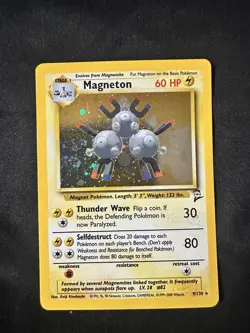 Magneton Holo - Base Set 2 - 9/130 - Vintage WOTC Pokemon Card 2000 - Image 1