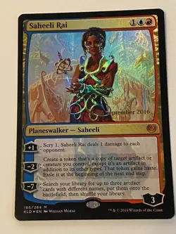 MTG FOIL Saheeli Rai - Prerelease Cards (PRE)186 - Image 1