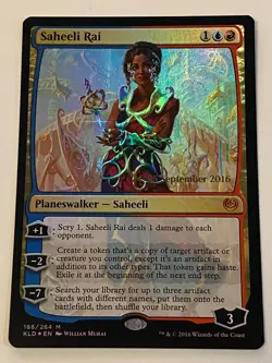 MTG FOIL Saheeli Rai - Prerelease Cards (PRE)186 - Image 2