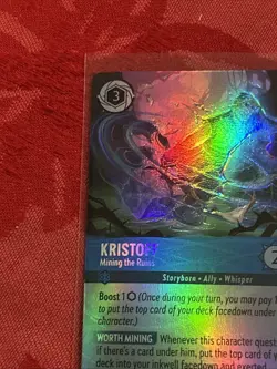 EPIC Lorcana Whispers - Kristoff - Mining the Ruins - 218/204 FOIL EPIC - Image 3