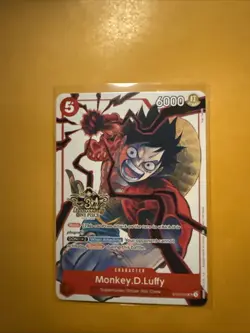 One Piece OP13 3rd Anniversary Promo Cards Set Luffy Ace Sabo Leader Luffy - Image 4