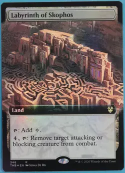 Labyrinth of Skophos (Extended Art) FOIL Theros Beyond Death NM (371695) - Image 1