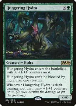 Hungering Hydra Regular - Core Set 2019 MTG-LP - Image 1