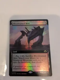 Bloodstained Mire (Extended Art) Modern Horizons 3 Foil NM!!! - Image 1