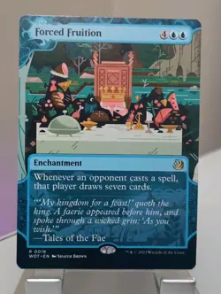 Forced Fruition #18 Wilds of Eldraine: Enchanting Tales MTG Regular NM - Image 1