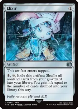 MTG Elixir Uncommon Foil NM Final Fantasy - Image 1