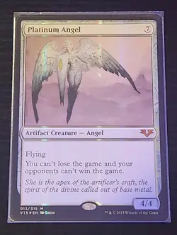 Platinum Angel - LP/NM FOIL From the Vault: Angels 013/015 MtG - Image 1