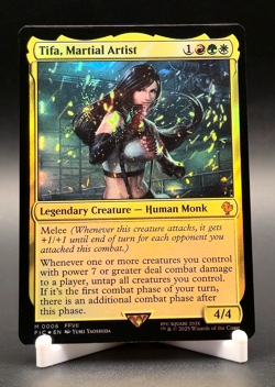 Tifa, Martial Artist Magic The Gathering Final Fantasy Mythic Rare #0006 Foil - Image 1