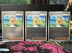 Pokemon Lillie's Determination Reverse Holo Playset (7) 119/132 Mega Evolution - Image 5