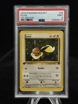 Eevee #55 1st Edition Team Rocket 2000 Pokemon PSA 9 ? - Image 1