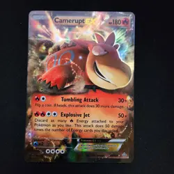 Pokemon Camerupt EX 29/160 XY - Primal Clash Holo - Image 1