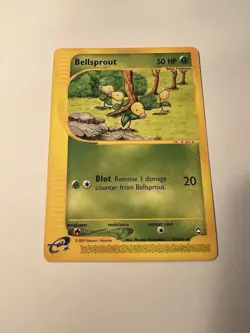 Pokemon TCG Bellsprout Non Holo 45/147 Near Mint Condition - Image 1