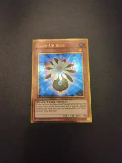 Yugioh Glow-Up Bulb PGL2-EN033 Gold Rare 1st Edition NM - Image 1