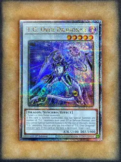 Yugioh T.G. Over Dragon AGOV-EN035 Quarter Century Secret Rare 1st Ed NM - Image 1