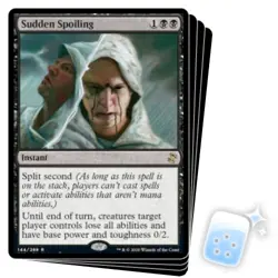 SUDDEN SPOILING X4 Time Spiral Remastered Magic MTG MINT CARD - Image 1