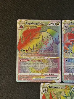 Pokemon SWSH Rainbow Rare VMAX Lot - 5 Cards - Image 3