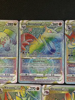 Pokemon SWSH Rainbow Rare VMAX Lot - 5 Cards - Image 4