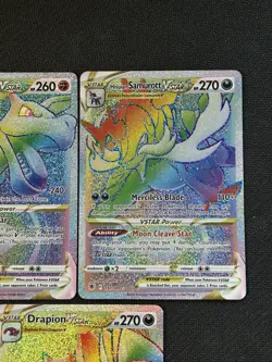 Pokemon SWSH Rainbow Rare VMAX Lot - 5 Cards - Image 5
