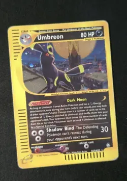 Pokemon Card-Umbreon-Acquapolis-ENG-H29/H32-Holo-PL - Image 1