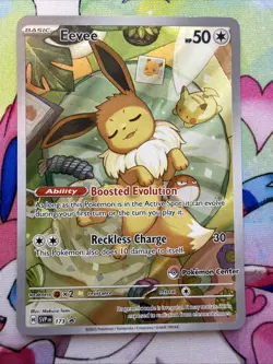 Eevee - 173 (Pokemon Center Exclusive) 173 Sv: Scarlet & Violet Promo Cards Holo - Image 1