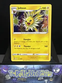 POKEMON Card JOLTEON SWSH094 BLACK STAR PROMO Near Mint - Image 1