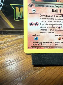 Pokemon 1st Edition Dark Charizard TCG Non-Holo Rare Card 21/82 - Image 5