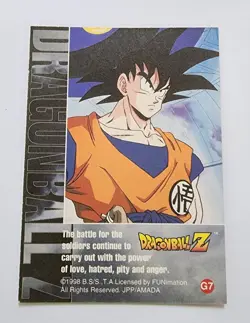 1998 Dragon Ball Z Trading Card Piccolo Gold Foil Series 2 - Image 2