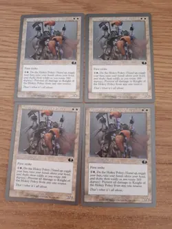 MTG 4 x Knight of the Hokey Pokey - Unglued - Image 1