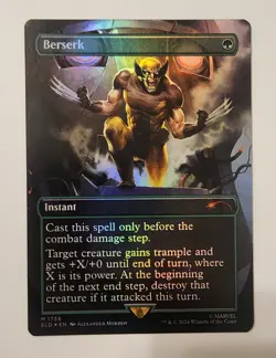 Mtg Secret Lair Marvel Berserk NM Rainbow Foil - Image 1