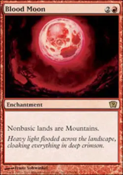 1x Blood Moon Heavy Play MTG Magic - Kid Icarus - - Image 1