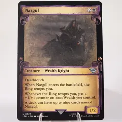 Nazgul Showcase Scrolls 727 Universes Beyond LoTR MTG LP Regular - Image 1