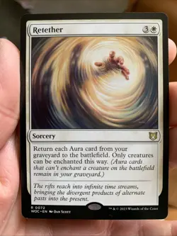 RETETHER-WILDS OF ELDRAINE COMMANDER- MTG- MAGIC THE GATHERING - Image 1
