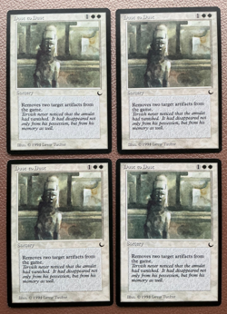 4 X Dust to Dust MTG Magic the gathering - Image 1