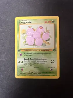 1999 Pokemon Jungle Exeggcute 1st Edition 52/64 - Image 1