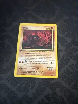 Pokemon- 1st Edition- Onix - 69/111 - Common - Neo Genesis - Image 1
