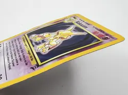 Alakazam 1/130 Holo Base Set 2 Pokemon Card 1999 HP/DMG - Image 5