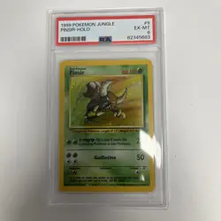 PSA 6 Pinsir Holo - Jungle No Symbol 9/64 - Pokemon TCG - Image 1