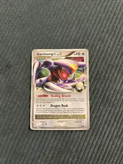 Pokemon TCG Garchomp C LV.X DP46 Holo Diamond and Pearl Promo Damaged - Image 1