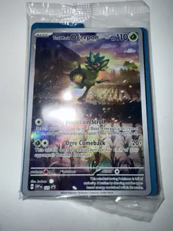 Teal Mask Ogerpon 123 - Twilight Masquerade ETB Sealed Promo - Pokemon TCG (NM) - Image 1
