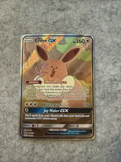 Pokemon TCG Eevee GX SM233 Full Art Black Star - Image 2