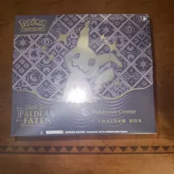 Pokemon Center Paldean Fates ETB Elite Trainer Box SEALED NEW - Image 1
