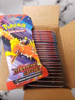 Destined Rivals Sleeved Booster Case (24 Packs) 💫 Pokemon TCG Scarlet & Violet - Image 1