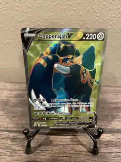 Pokemon TCG Copperajah V Rebel Clash 187/192 Holo Full Art, NM/M! - Image 1